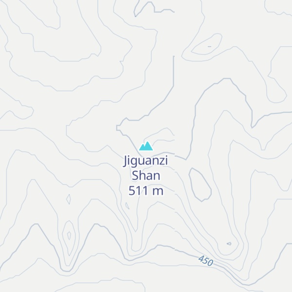 Map of Jiguanzi Shan