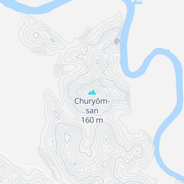 Map of Churyŏm-san