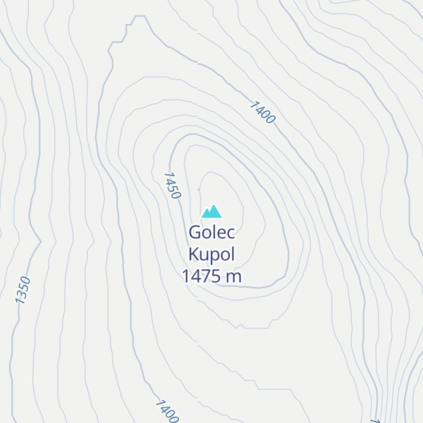Map of Golec Kupol
