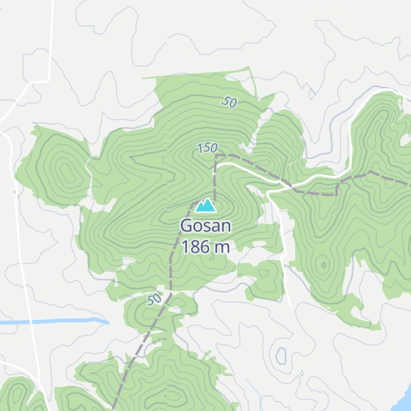 Map of Gosan