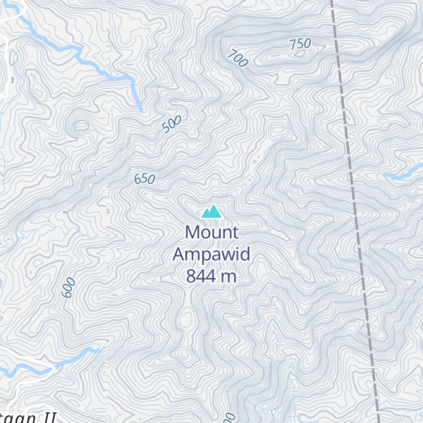 Map of Mount Ampawid