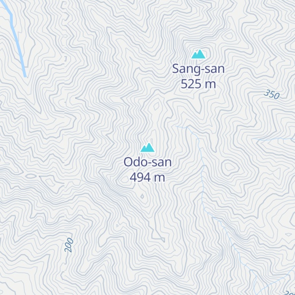Map of Odo-san