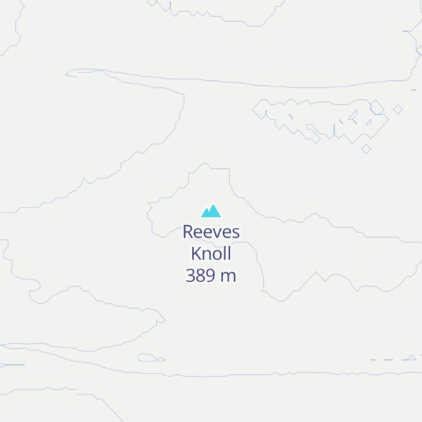 Map of Reeves Knoll
