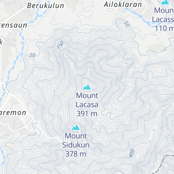 Map of Mount Lacasa