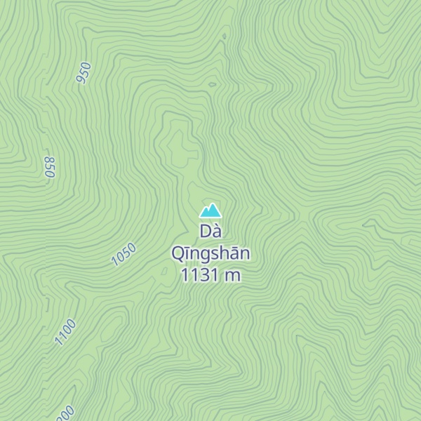 Map of Dà Qīngshān
