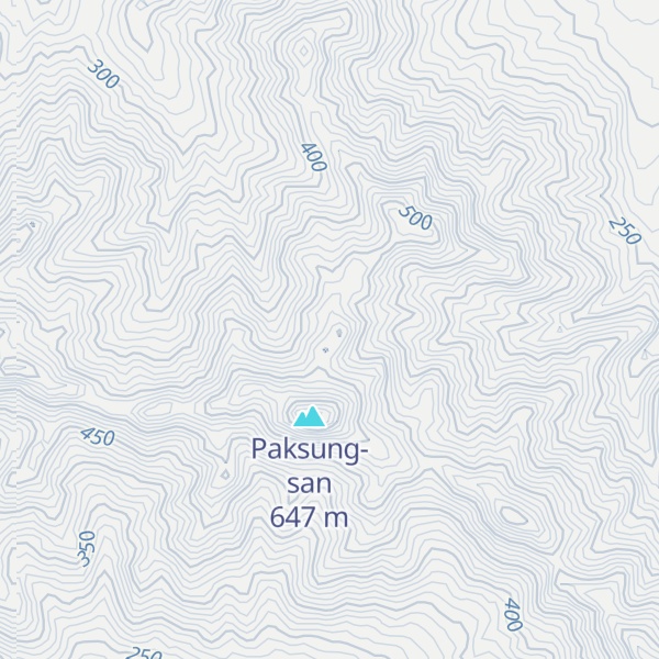 Map of Puksung-san
