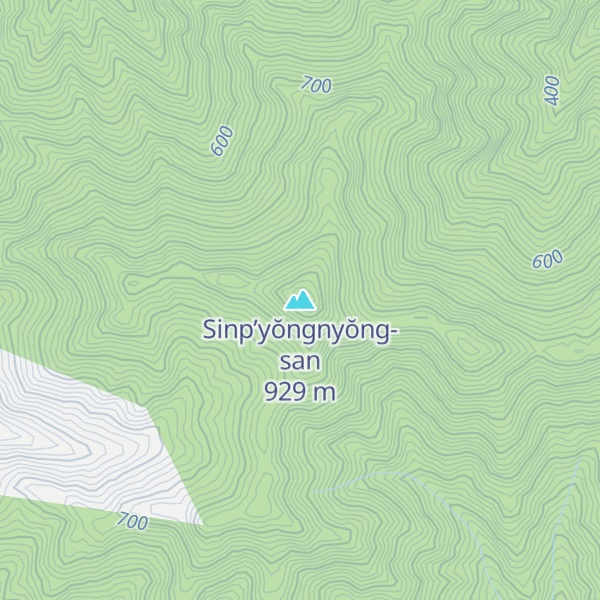 Map of Sinp’yŏngnyŏng-san