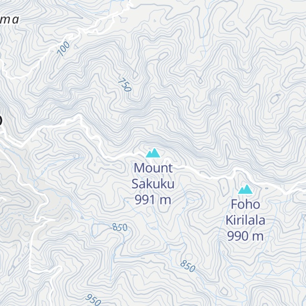 Map of Mount Sakuku