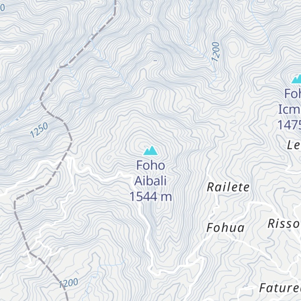Map of Foho Aibali