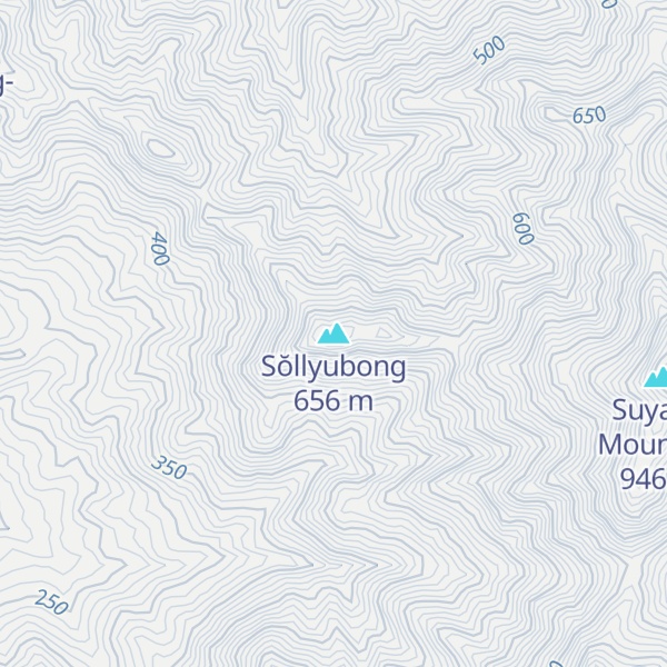 Map of Sŏllyubong