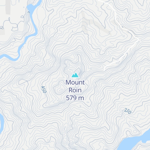 Map of Mount Roin