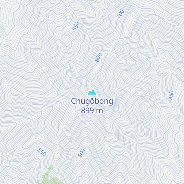 Map of Chugŏbong