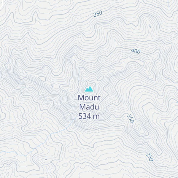 Map of Mount Madu