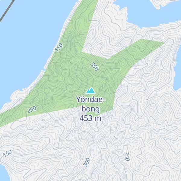 Map of Yŏndae-bong