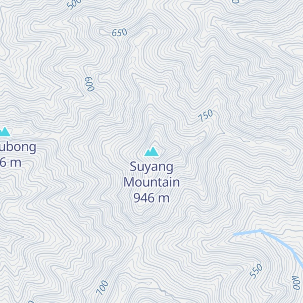 Map of Suyang Mountain
