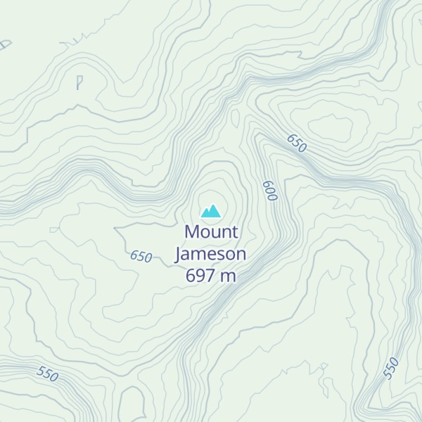 Map of Mount Jameson