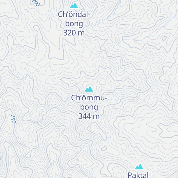 Map of Ch’ŏmmu-bong