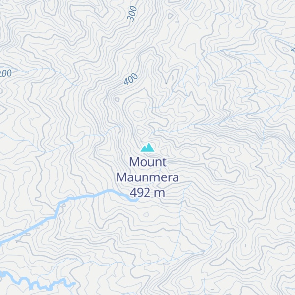 Map of Mount Maunmera