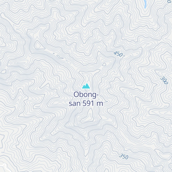 Map of Obong-san
