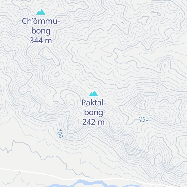 Map of Paktal-bong