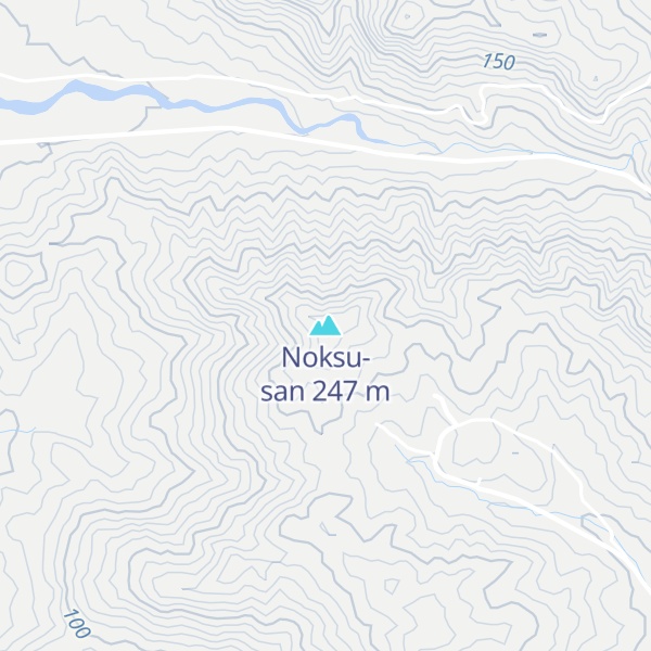 Map of Noksu-san