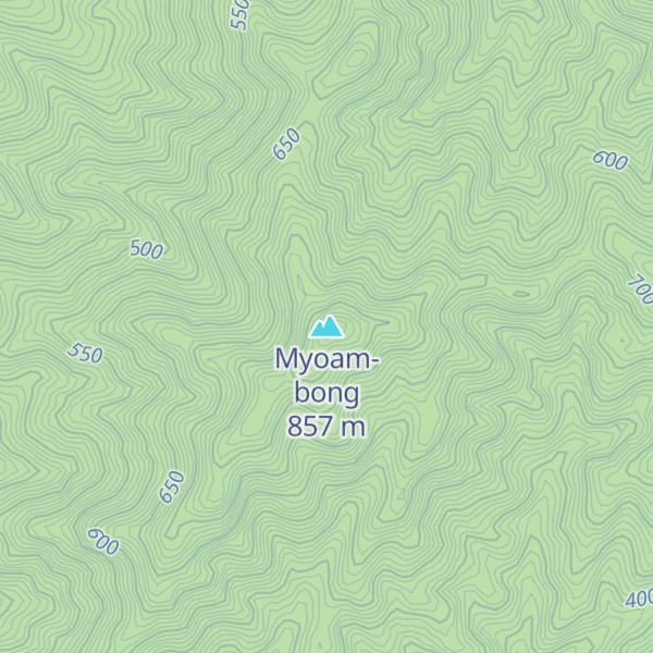 Map of Myoam-bong