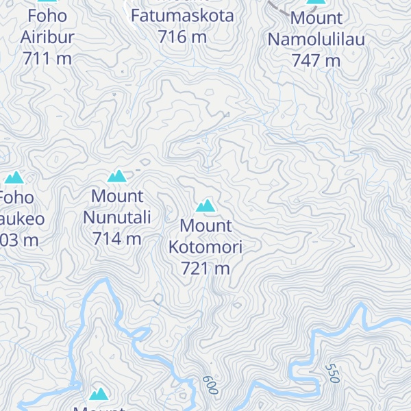 Map of Mount Kotomori