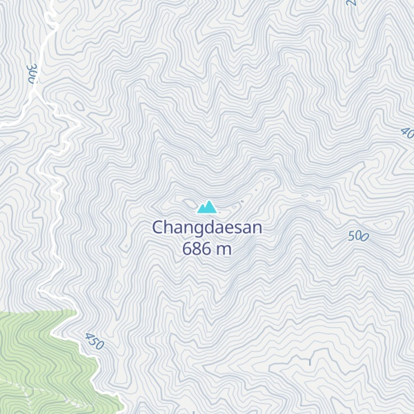 Map of Changdaesan