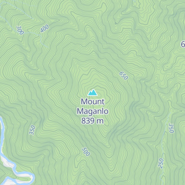 Map of Mount Maganlo