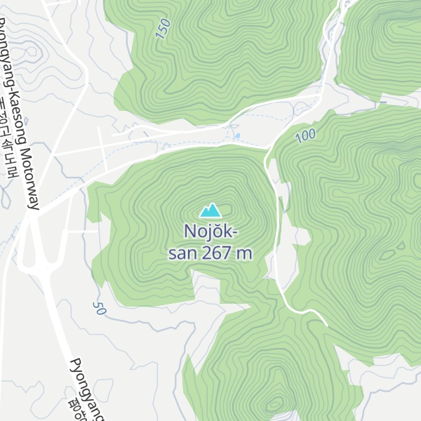 Map of Nojŏk-san