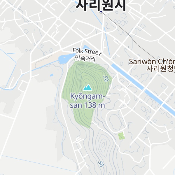 Map of Kyŏngam-san