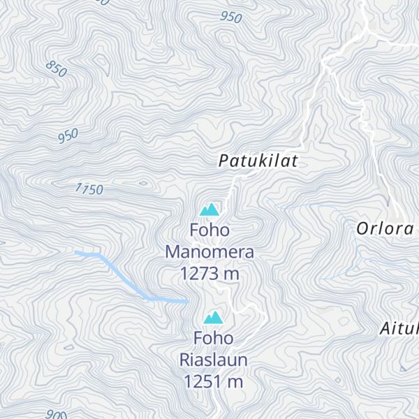 Map of Foho Manomera