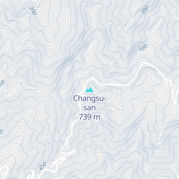 Map of Changsu-san