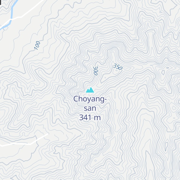 Map of Choyang-san