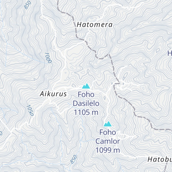 Map of Foho Dasilelo