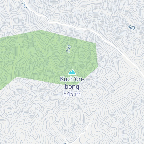 Map of Kuch’ŏn-bong