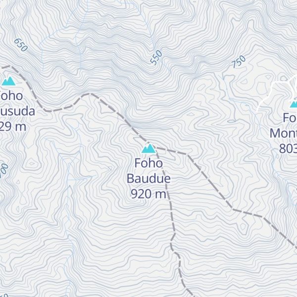Map of Foho Baudue