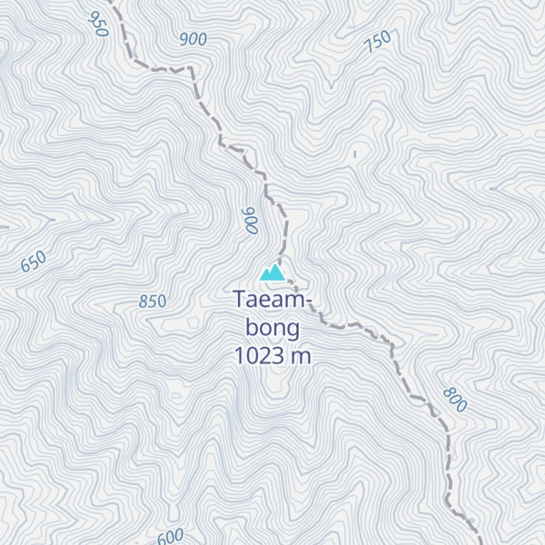 Map of Taeam-bong