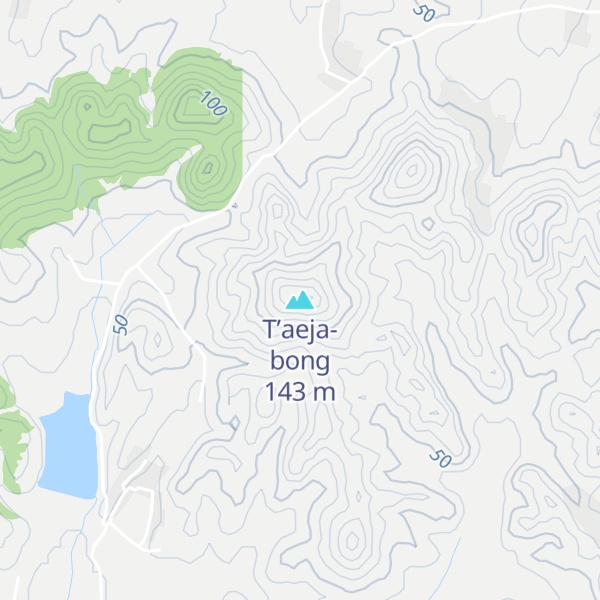 Map of T’aeja-bong