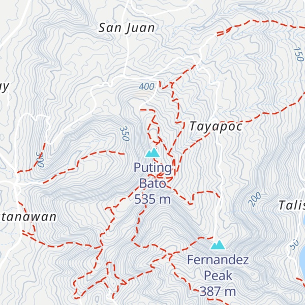 Map of Puting Bato
