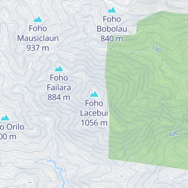 Map of Foho Lacebui