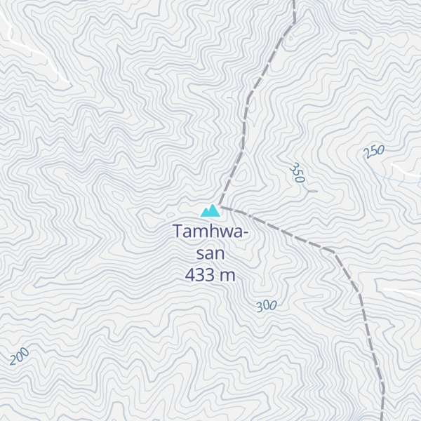 Map of Tamhwa-san