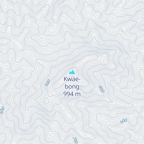 Map of Kwae-bong