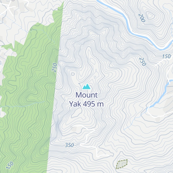 Map of Mount Yak