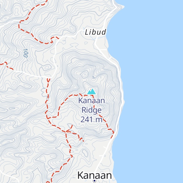 Map of Kanaan Ridge