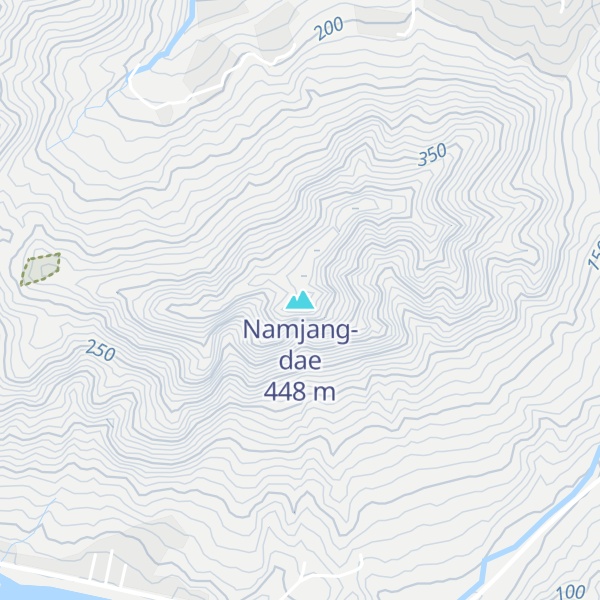 Map of Namjang-dae