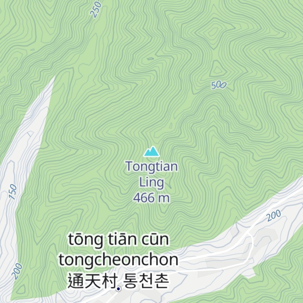 Map of Tongtian Ling