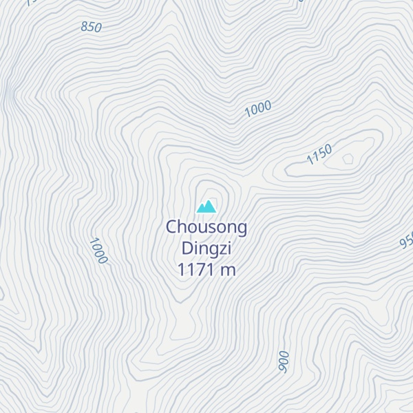 Map of Chousong Dingzi