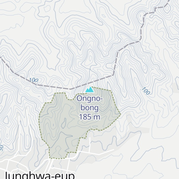 Map of Ongno-bong