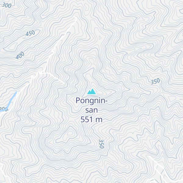 Map of Pongnin-san